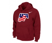 Nike USA Graphic Legend  Pullover Hoodie red