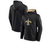 Men's New Orleans Saints Black On The Ball Pullover Hoodie