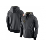 Men's New Orleans Saints Nike Anthracite Salute to Service Player Performance Hoodie