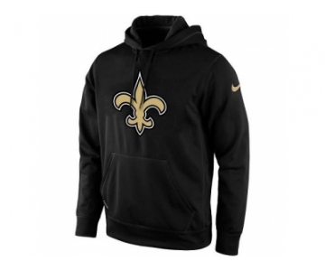 Men's New Orleans Saints Nike Black KO Logo Essential Hoodie 2