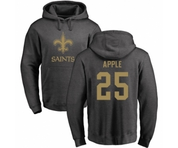 NFL Nike New Orleans Saints #25 Eli Apple Ash One Color Pullover Hoodie