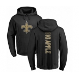 NFL Nike New Orleans Saints #25 Eli Apple Black Backer Pullover Hoodie