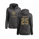 NFL Women's Nike New Orleans Saints #25 Eli Apple Ash One Color Pullover Hoodie