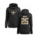 NFL Women's Nike New Orleans Saints #25 Eli Apple Black Name & Number Logo Pullover Hoodie