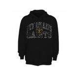 New Orleans Saints Black Touchback VI Full Zip Hoodie