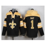 Nike New Orleans Saints #1 Who Dat Black Player Pullover Hoodie