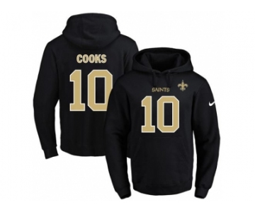 Nike New Orleans Saints #10 Brandin Cooks Black Name & Number Pullover NFL Hoodie