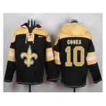 Nike New Orleans Saints #10 Brandin Cooks Black Player Pullover Hoodie