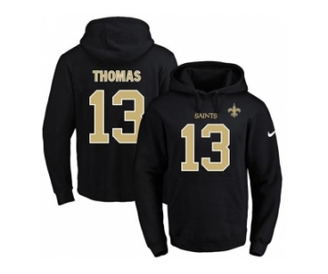 Nike New Orleans Saints #13 Michael Thomas Black Name & Number Pullover NFL Hoodie