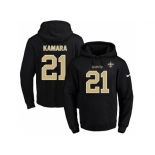 Nike New Orleans Saints #21 Alvin Kamara Black Name & Number Pullover NFL Hoodie