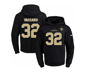 Nike New Orleans Saints #32 Kenny Vaccaro Black Name & Number Pullover NFL Hoodie