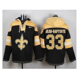 Nike New Orleans Saints #33 Stanley Jean-Baptiste Black Player Pullover Hoodie