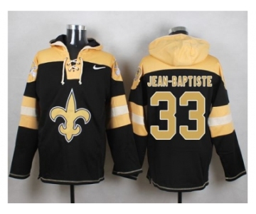 Nike New Orleans Saints #33 Stanley Jean-Baptiste Black Player Pullover Hoodie