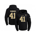 Nike New Orleans Saints #41 Alvin Kamara Black Name & Number Pullover NFL Hoodie