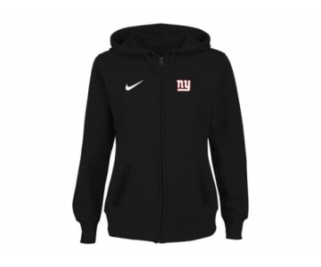 Women New York Giants Stadium Rally Full Zip Hoodie Black