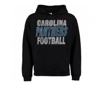 Carolina Panthers Black Junk Food Kickoff Pullover Hoodie