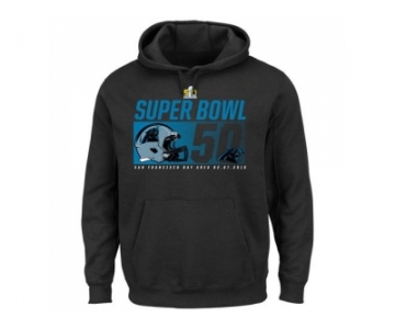 Carolina Panthers Majestic Black Super Bowl 50 Bound On Our Way Pullover Hoodie