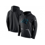 Men Carolina Panthers Nike Black Champ Drive Vapor Speed Performance Pullover Hoodie