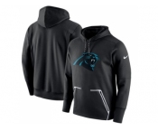 Men Carolina Panthers Nike Black Champ Drive Vapor Speed Performance Pullover Hoodie