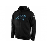 Men's Carolina Panthers Nike Black KO Logo Essential Hoodie