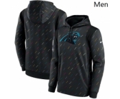 Men's Carolina Panthers Nike Charcoal 2021 NFL Crucial Catch Therma Pullover Hoodie