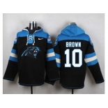 Nike Carolina Panthers #10 Corey Brown Black Player Pullover NFL Hoodie