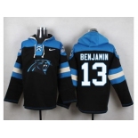 Nike Carolina Panthers #13 Kelvin Benjamin Black Player Pullover NFL Hoodie