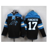 Nike Carolina Panthers #17 Devin Funchess Black Player Pullover NFL Hoodie