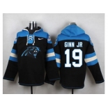 Nike Carolina Panthers #19 Ted Ginn Jr Black Player Pullover NFL Hoodie