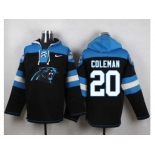 Nike Carolina Panthers #20 Kurt Coleman Black Player Pullover NFL Hoodie