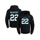 Nike Carolina Panthers #22 Christian McCaffrey Black Name & Number Pullover NFL Hoodie