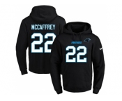 Nike Carolina Panthers #22 Christian McCaffrey Black Name & Number Pullover NFL Hoodie