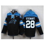 Nike Carolina Panthers #28 Jonathan Stewart Black Player Pullover NFL Hoodie