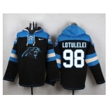 Nike Carolina Panthers #98 Star Lotulelei Black Player Pullover NFL Hoodie