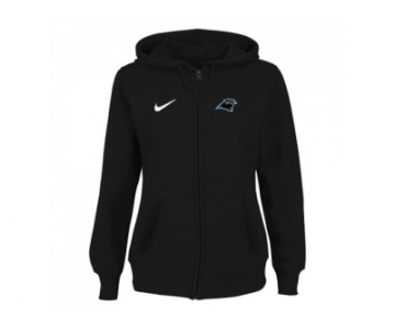 Women Carolina Panthers Stadium Rally Full Zip Hoodie Black