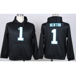 nike nfl jerseys carolina panthers #1 newton black[pullover hooded sweatshirt]