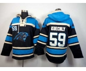 nike nfl jerseys carolina panthers #59 kuechly blue-black[pullover hooded sweatshirt]