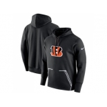 Men Cincinnati Bengals Nike Black Champ Drive Vapor Speed Performance Pullover Hoodie