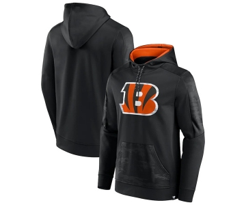 Men's Cincinnati Bengals Black On The Ball Pullover Hoodie