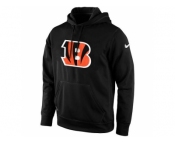 Men's Cincinnati Bengals Nike Black KO Logo Essential Hoodie