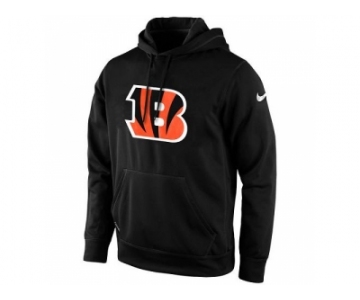 Men's Cincinnati Bengals Nike Black KO Logo Essential Hoodie