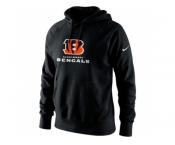 Men's Cincinnati Bengals Nike Black Lockup Pullover Hoodie