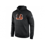 Men's Cincinnati Bengals Nike Black Practice Performance Pullover Hoodie