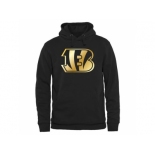 Men''s Cincinnati Bengals Pro Line Black Gold Collection Pullover Hoodie