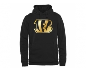 Men''s Cincinnati Bengals Pro Line Black Gold Collection Pullover Hoodie