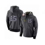 NFL Men's Nike Cincinnati Bengals #15 John Ross Stitched Black Anthracite Salute to Service Player Performance Hoodie