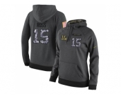 NFL Women's Nike Cincinnati Bengals #15 John Ross Stitched Black Anthracite Salute to Service Player Performance Hoodie