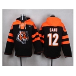 Nike Cincinnati Bengals #12 Mohamed Sanu Black Player Pullover NFL Hoodie