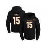 Nike Cincinnati Bengals #15 John Ross Black Name & Number Pullover NFL Hoodie