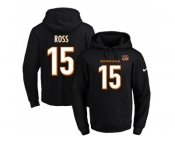 Nike Cincinnati Bengals #15 John Ross Black Name & Number Pullover NFL Hoodie